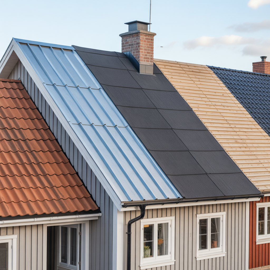 .Kostnadsjamforelse av vanliga takmaterial spara pengar smart
