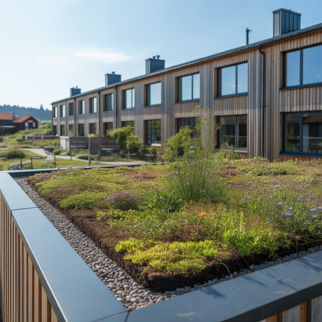 .Grona tak fordelar planteringstips och underhallsrad