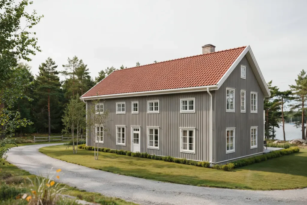 takrenovering med ny l kt och tegelpannor i roslagen