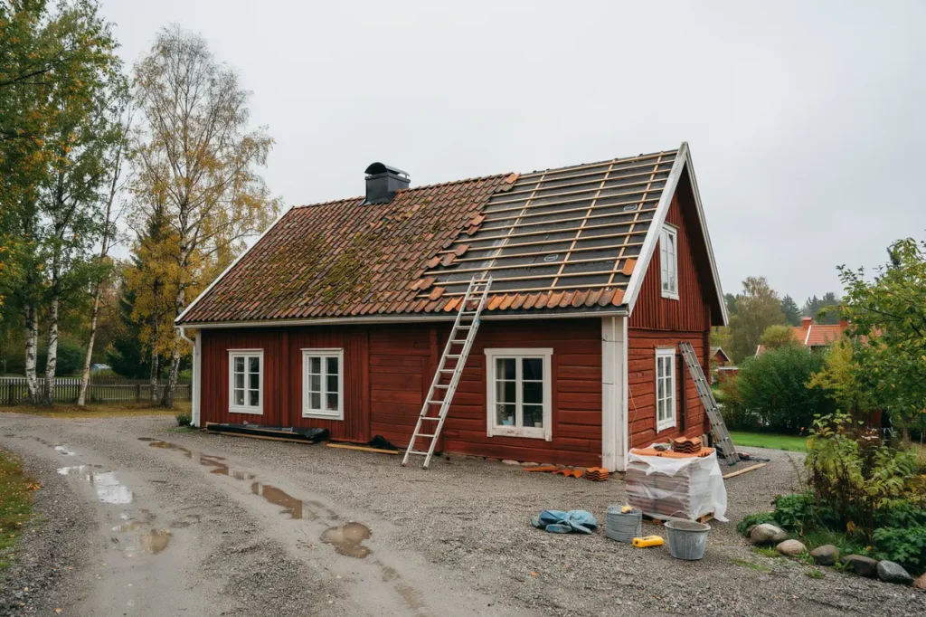 underlagspapp i skebobruk s skyddar du huset mot fukt och on diga takskador