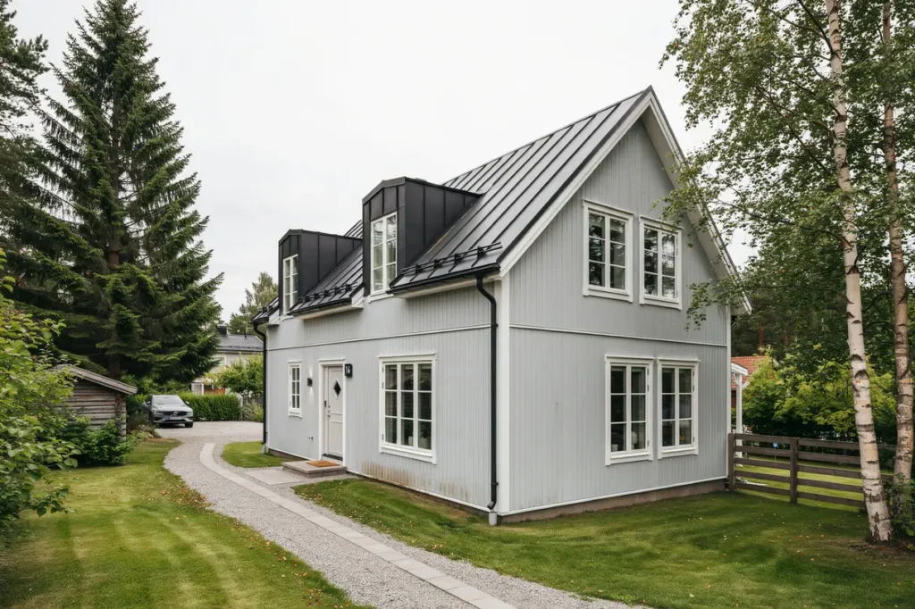 ny takkupa uppf rd p villa i norrt lje roslagen