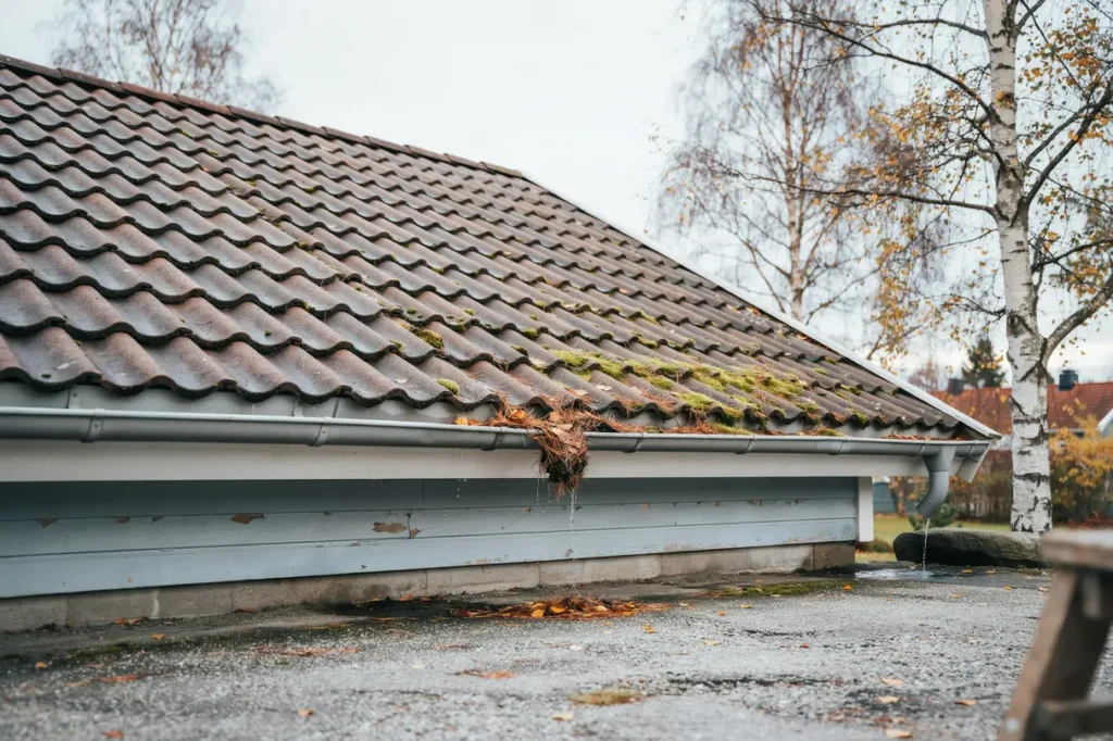 takreng ring och rensning av h ngr nnor s f rebygger du fuktskador och isbildning p villan